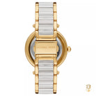 Michael Kors MKO1066 gold dial pavé watch