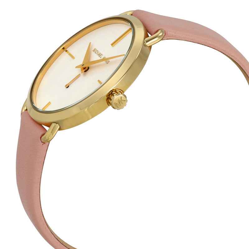 Michael Kors Portia MK2659 Women's White Dial Pink Leather Watch