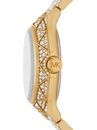 Michael Kors Raquel MK7398 Women's Gold Pavé Stainless Steel Watch