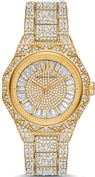 Michael Kors Raquel MK7398 Women's Gold Pavé Stainless Steel Watch