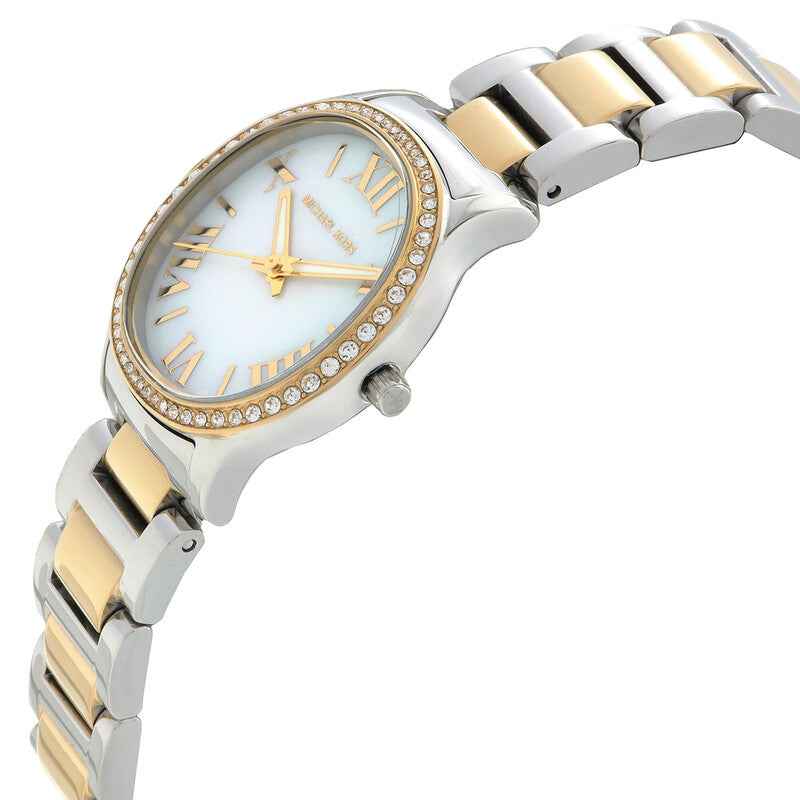 Michael Kors Sage MK4910 Women's Two-Tone Mother of Pearl Watch