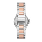Back case of Michael Kors MK1054SET women's two-tone stainless steel wristwatch
