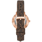 Back case of Michael Kors MK1036 brown strap women's wristwatch