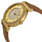 Michael Kors Catlin MK2375 Women's Gold Dial Brown Leather Watch