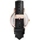 Michael Kors Catlin MK2376 Women's Rose Gold Dial Black Leather Watch