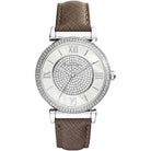 Michael Kors Catlin MK2377 Women's Silver Dial Gray Leather Watch