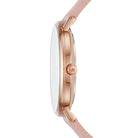 Side profile of Michael Kors Pyper MK2741 rose gold-tone women's watch