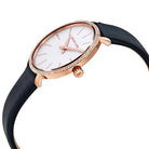 Michael Kors Pyper MK2835 Women's White Dial Black Leather Watch