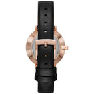 Michael Kors Pyper MK2835 Women's White Dial Black Leather Watch