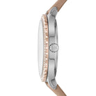 Michael Kors Layton MK2910 Women's Mother of Pearl Dial Beige Leather Watch
