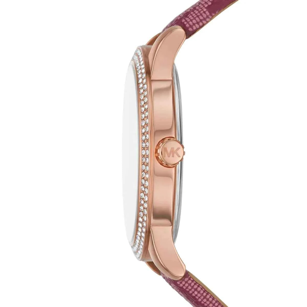 Michael Kors Tibby MK2967 Women's Burgundy Dial Burgundy PVC Watch