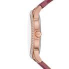 Michael Kors Tibby MK2967 Women's Burgundy Dial Burgundy PVC Watch