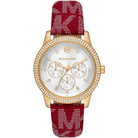 Michael Kors Tibby MK2975 Women's White Dial Red PVC Watch