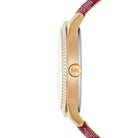 Michael Kors Tibby MK2975 Women's White Dial Red PVC Watch