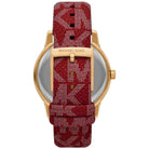 Michael Kors Tibby MK2975 Women's White Dial Red PVC Watch