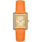 Michael Kors Emery MK2983 Women's Gold Dial Orange Leather Watch