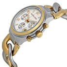 Michael Kors Runway MK3199 Women's White Dial Two-Tone Chronograph Stainless Steel Watch