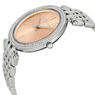 Michael Kors Darci MK3218 Women's Rose Gold Dial Silver Stainless Steel Watch