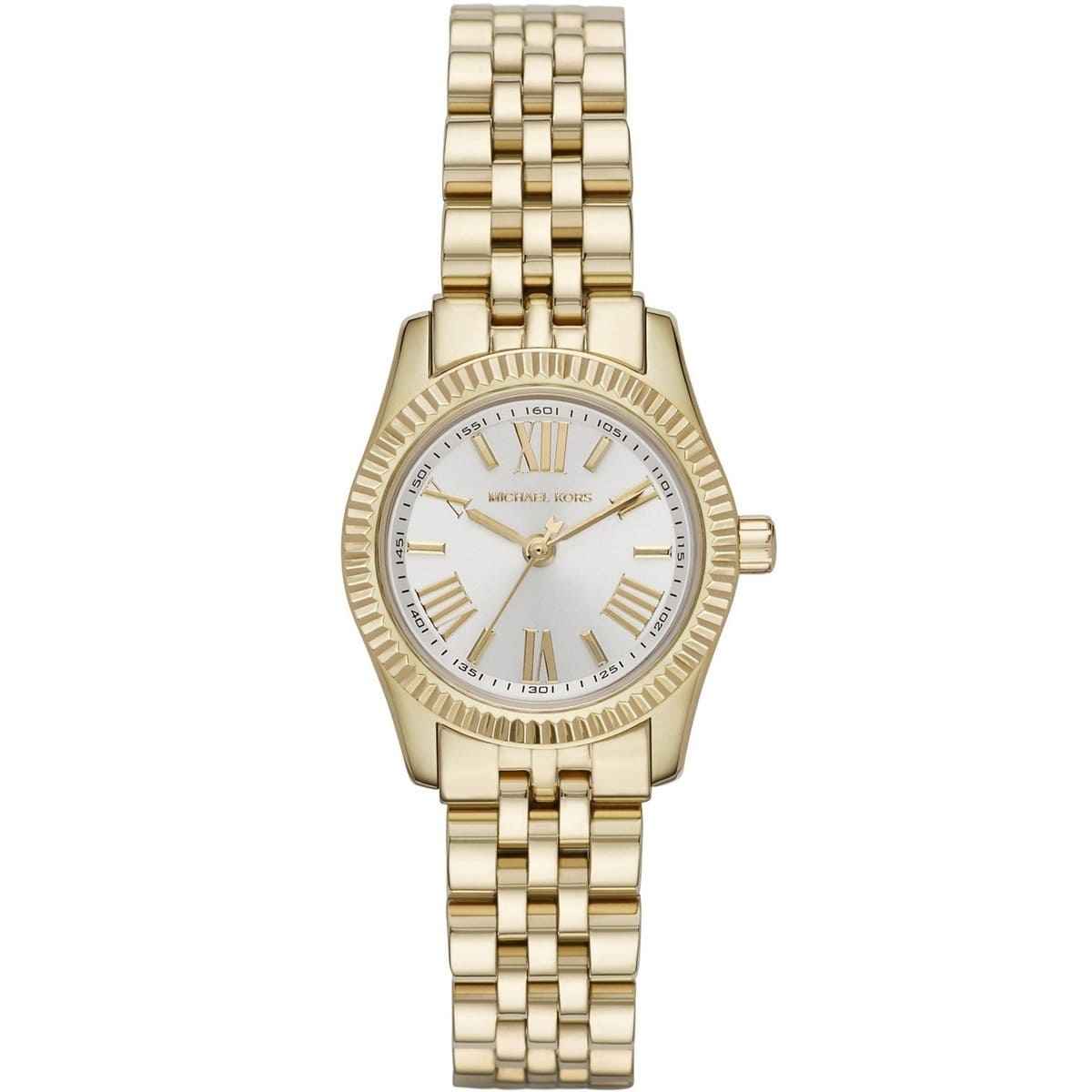 Michael Kors Lexington MK3229 Women's White Dial Gold Stainless Steel Watch