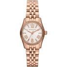 Michael Kors Lexington MK3230 Women's White Dial Rose Gold Stainless Steel Watch