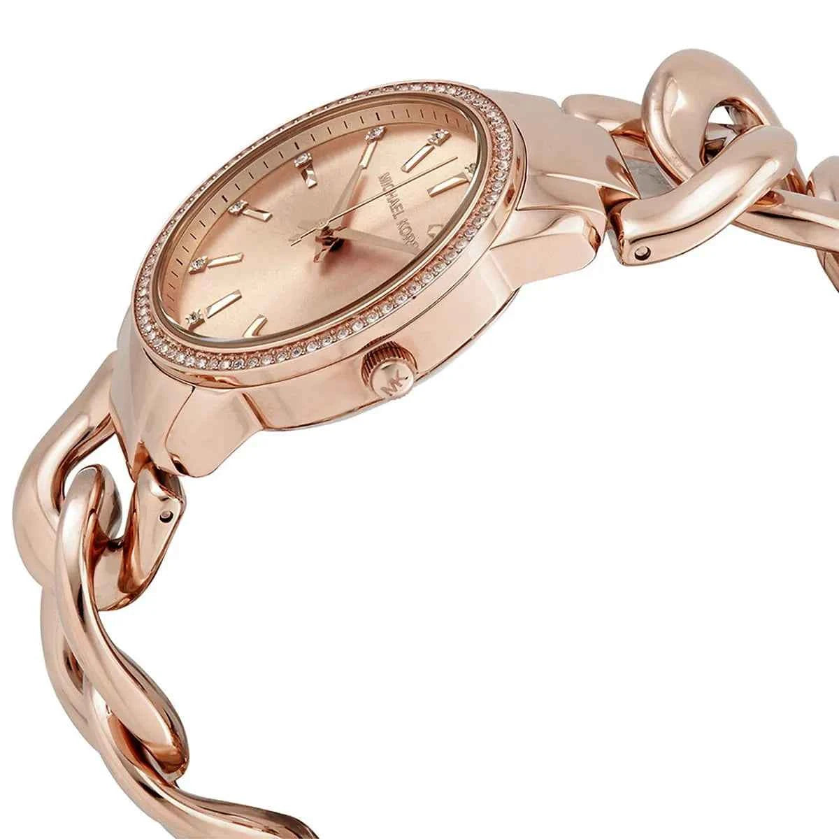 Michael Kors Nini MK3236 Women's Rose Gold Dial Rose Gold Stainless Steel Watch