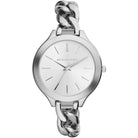 Michael Kors Slim Runway MK3279 Women's White Dial Silver Stainless Steel Watch