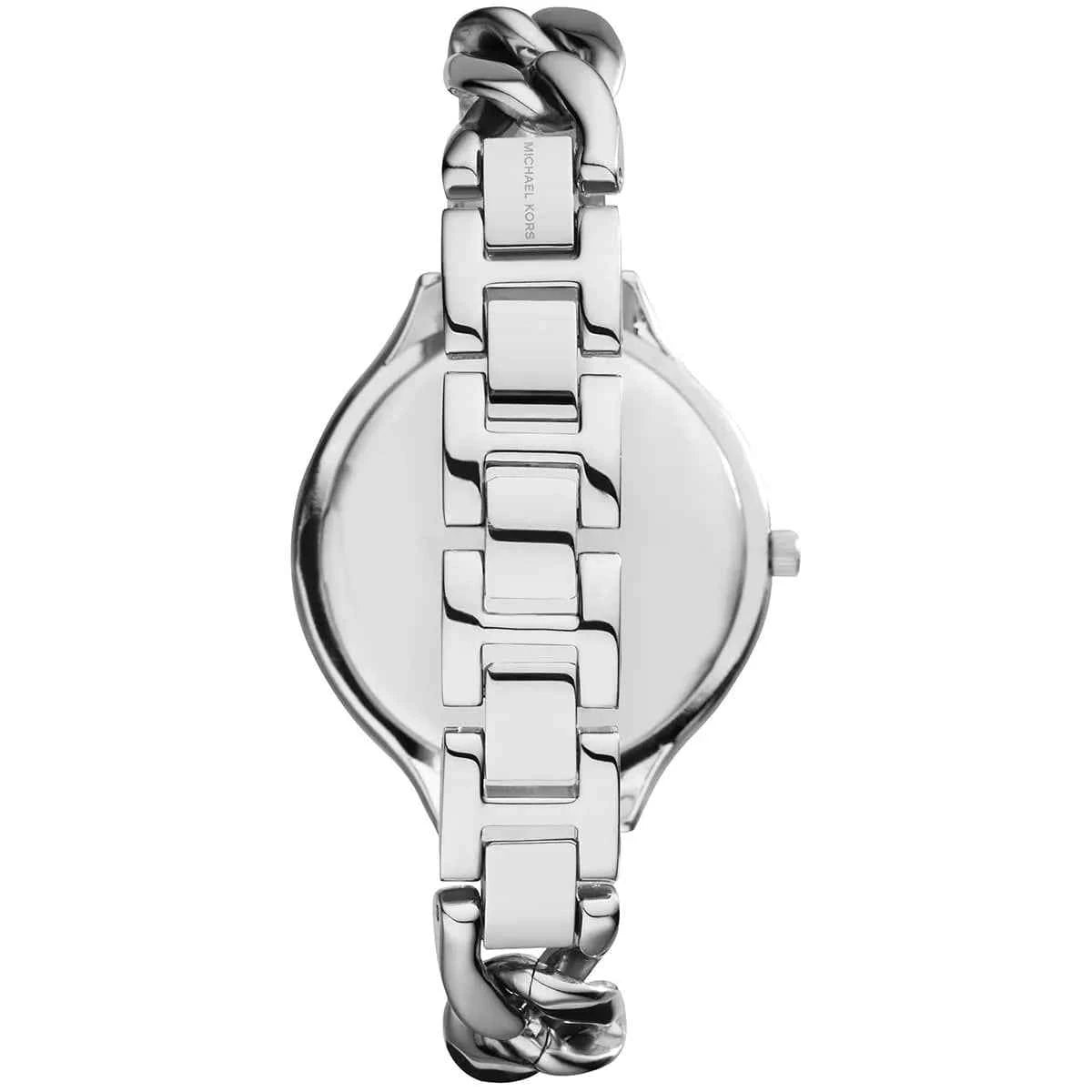 Michael Kors Slim Runway MK3279 Women's White Dial Silver Stainless Steel Watch