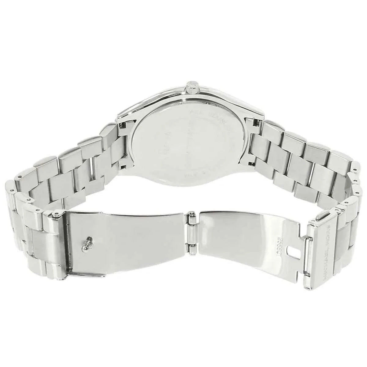 Michael Kors Slim Runway MK3291 Women's Pink Dial Silver Stainless Steel Watch