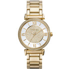 Michael Kors Catlin MK3332 Women's White Dial Gold Stainless Steel Watch