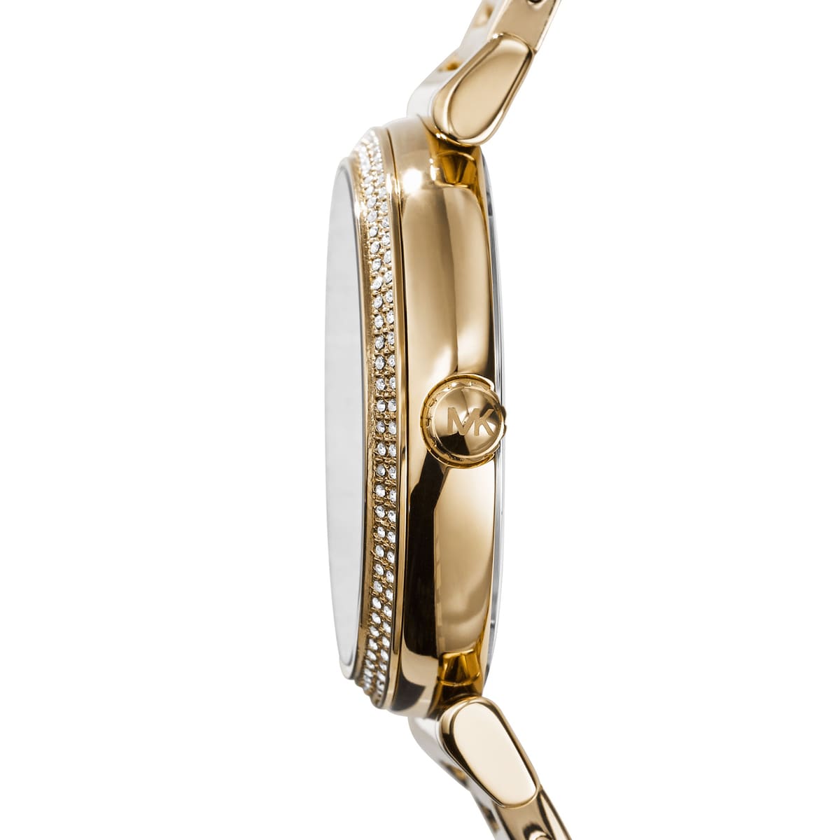 Side profile of Michael Kors Catlin MK3332 women's watch