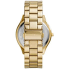 Michael Kors Slim Runway MK3335 Women's Gold Dial Gold Stainless Steel Watch