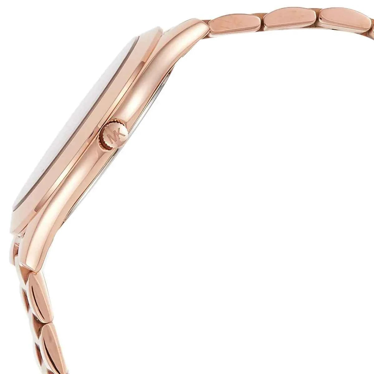 Michael Kors Slim Runway MK3336 Women's Rose Gold Dial Rose Gold Stainless Steel Watch