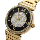 Michael Kors Catlin MK3338 Women's Black Dial Gold Stainless Steel Watch