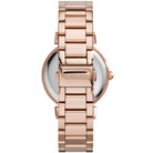 Back case of Michael Kors Catlin MK3339 quartz watch