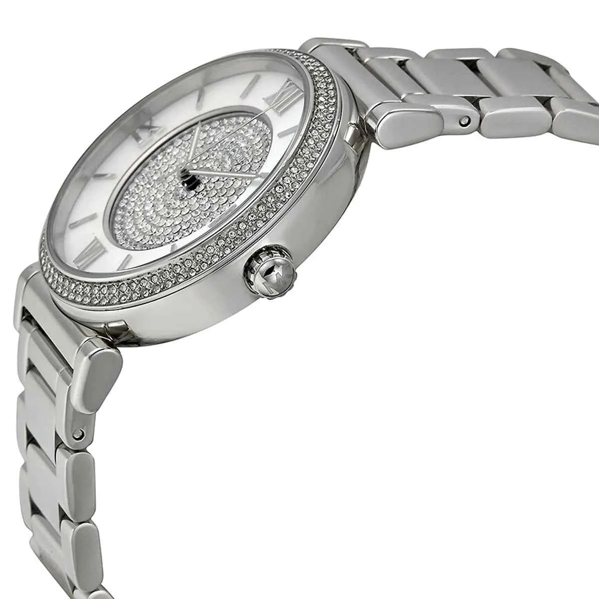 Michael Kors Catlin MK3355 Women's White Dial Silver Stainless Steel Watch