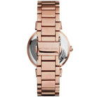 Michael Kors Catlin MK3356 Women's Black Dial Rose Gold Stainless Steel Watch