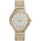 Michael Kors Kerry MK3360 Women's Silver Dial Gold Stainless Steel Watch