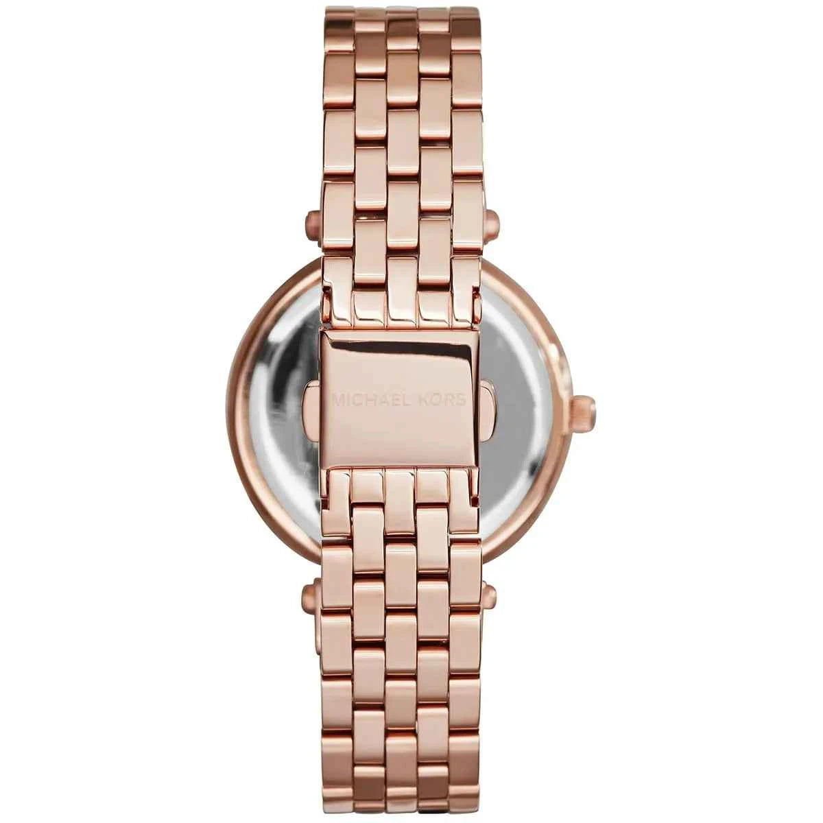 Michael Kors Darci Mini MK3366 Women's Rose Gold Dial Rose Gold Stainless Steel Watch