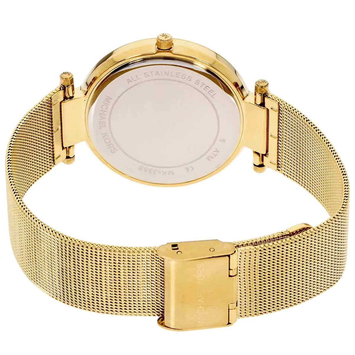 Michael Kors Darci MK3368 Women's Gold Dial Gold Stainless Steel Watch