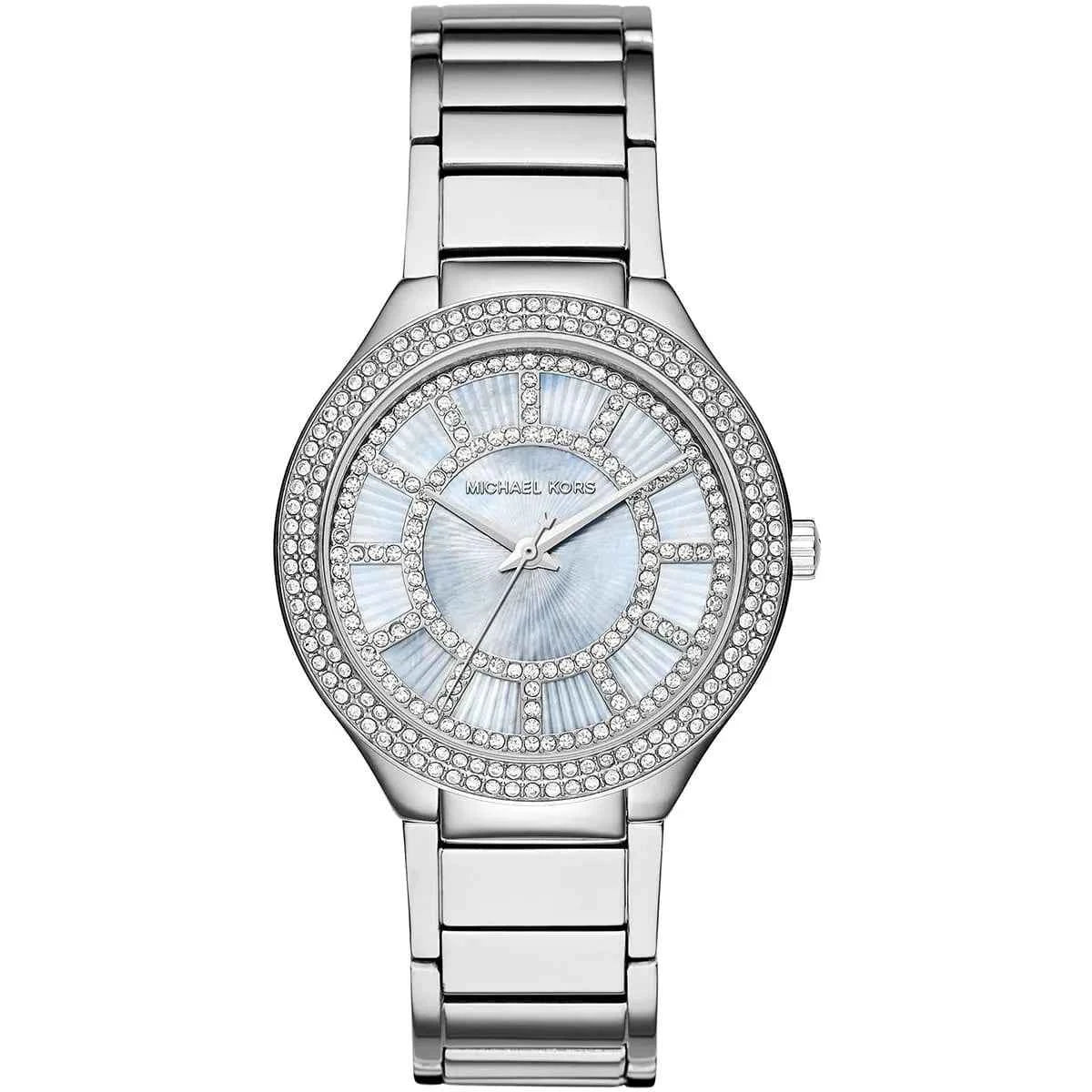 Michael Kors Kerry MK3395 Women's Blue Dial Silver Stainless Steel Watch