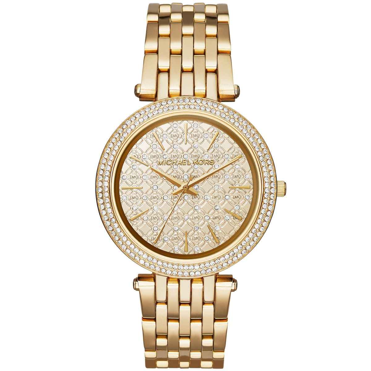Michael Kors Catlin MK3398 Women's Black Dial Rose Gold Stainless Steel Watch