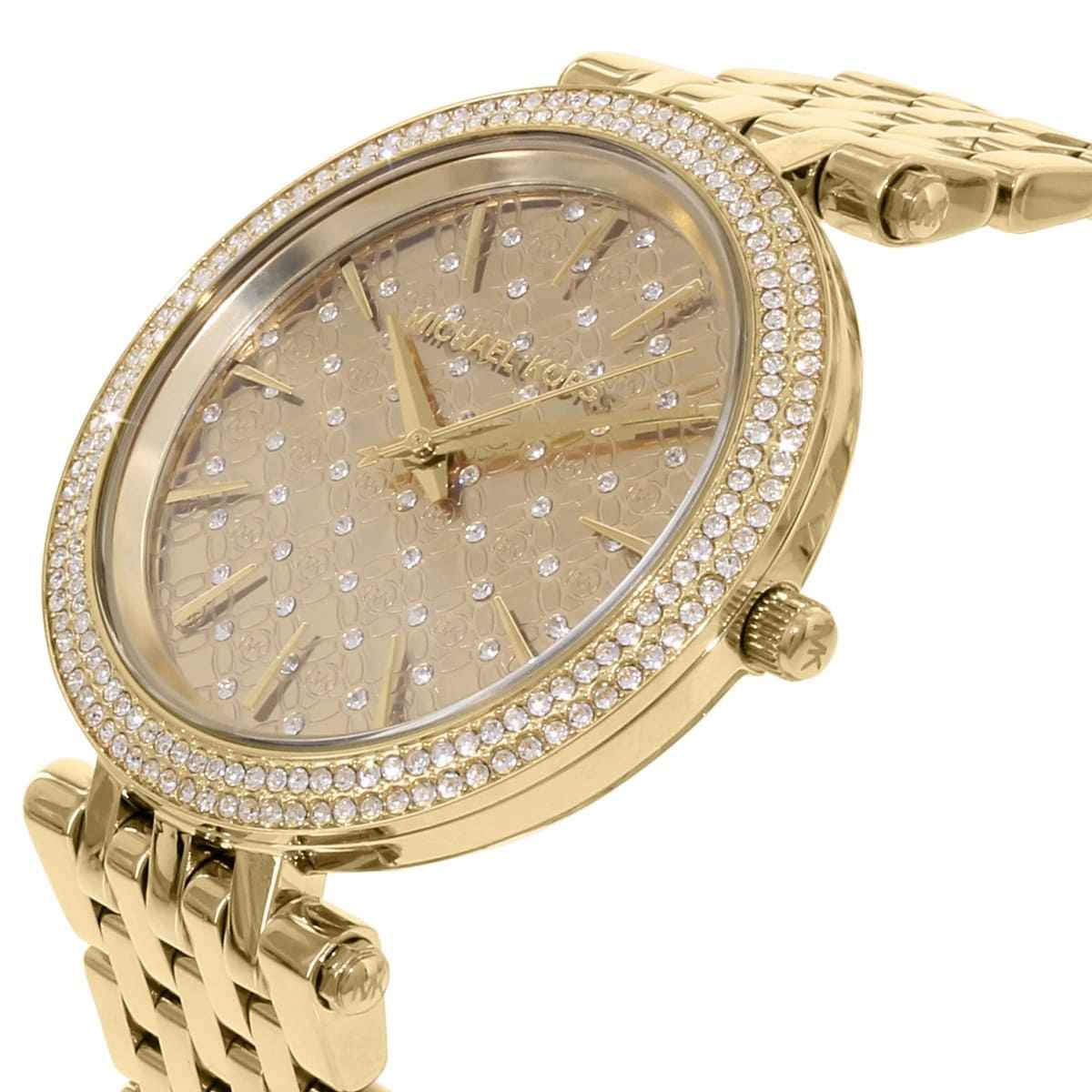 Michael Kors Catlin MK3398 Women's Black Dial Rose Gold Stainless Steel Watch