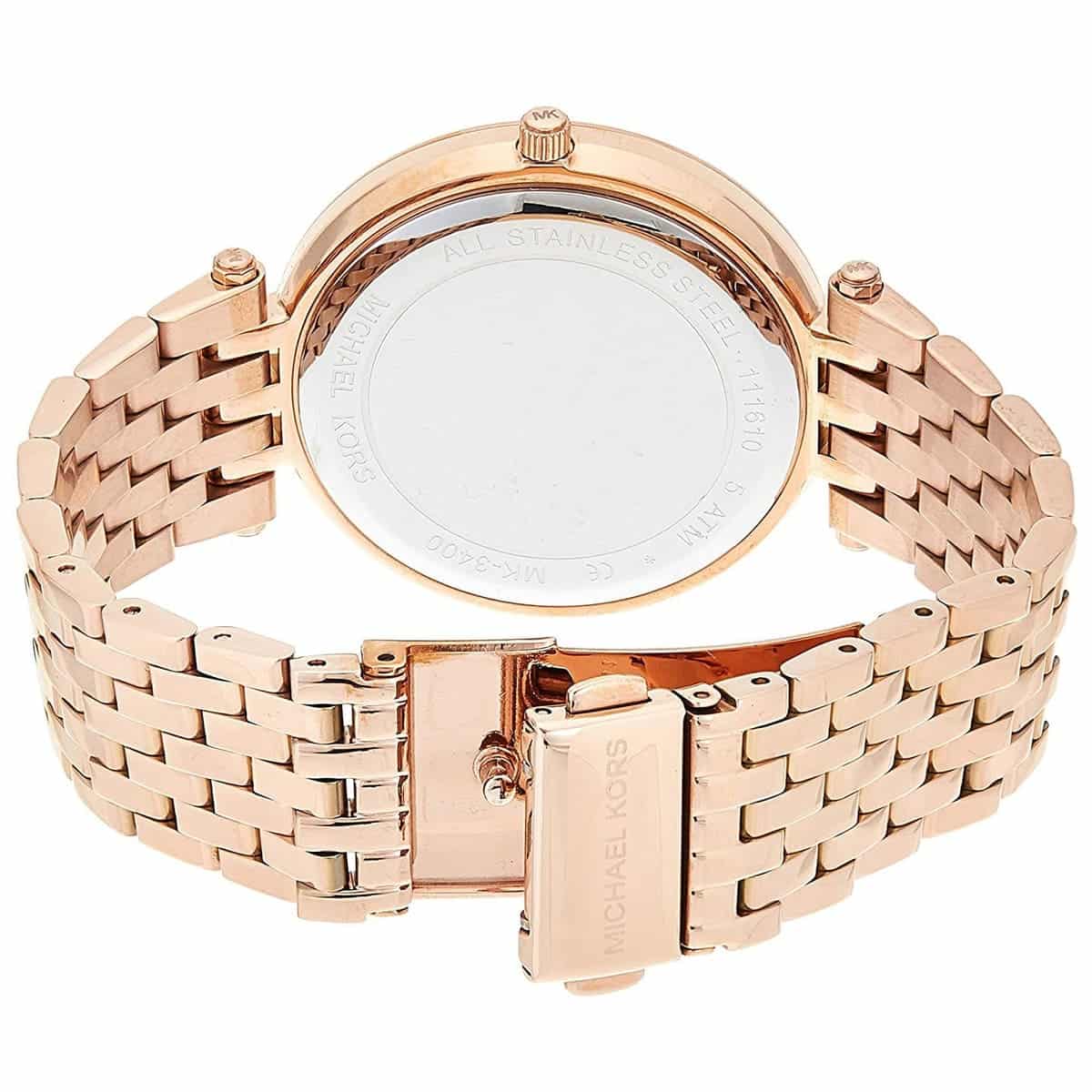 Back case of Michael Kors Darci MK3399 quartz watch
