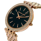 Michael Kors Darci MK3402 Women's Black Dial Rose Gold Stainless Steel Watch