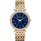 Michael Kors Darci MK3406 Women's Blue Dial Gold Stainless Steel Watch