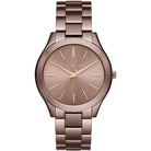 Michael Kors Runway Slim MK3418 Women's Brown Dial Stainless Steel Watch