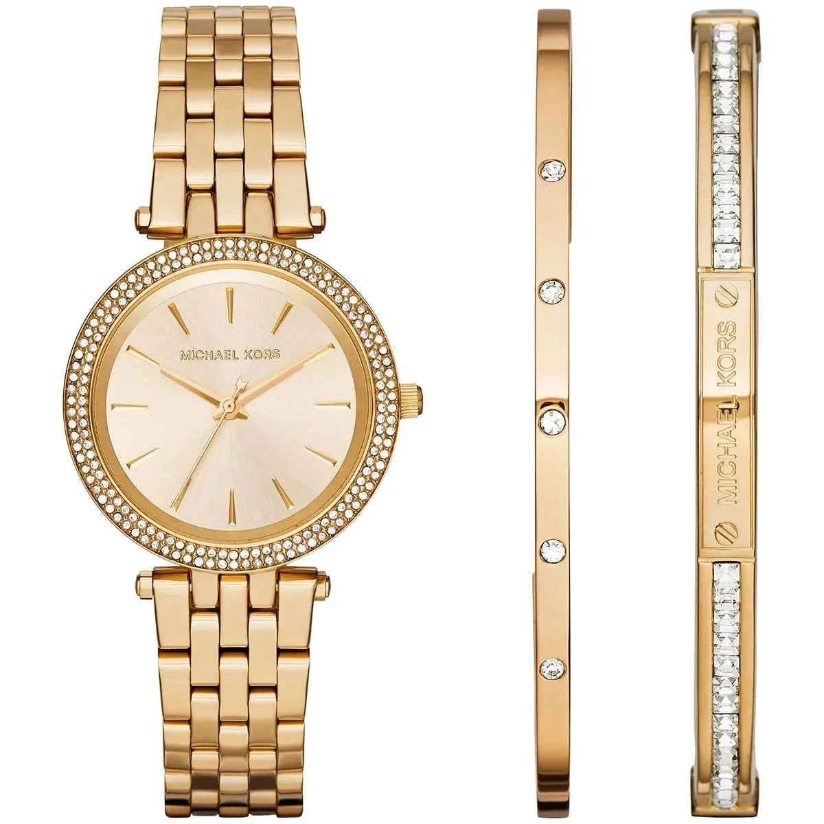 Michael Kors Darci Mini MK3430 Women's Gold Dial Stainless Steel Watch