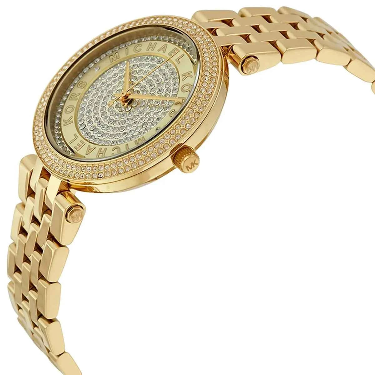 Michael Kors Darci Mini MK3445 Women's Gold Dial Gold Stainless Steel Watch