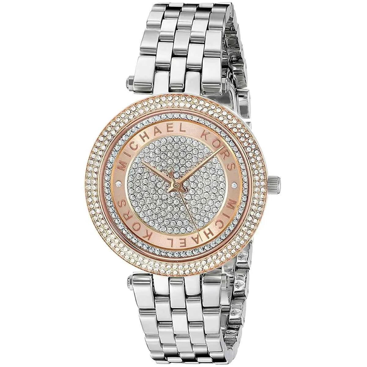 Michael Kors Darci Mini MK3446 Women's Silver Dial Stainless Steel Watch