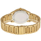 Back view of Michael Kors MK3490 quartz watch with gold stainless steel case